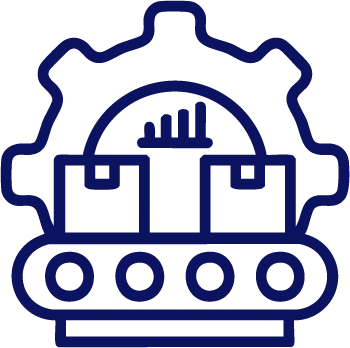 Manufacturing workflow vexmacloud icon