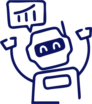 ai driven real time data updates icon