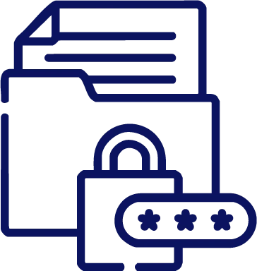 Secure Cloud Backup & Data Encryption Icon
