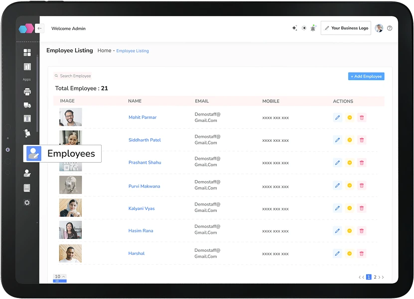 Employee Dashboard Image