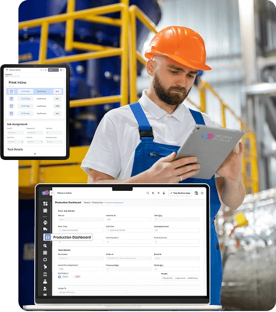 Vexmacloud Analytics Streamline Manufacturing Dashboard
